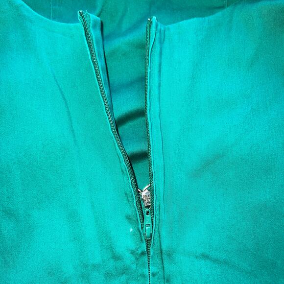 Camomilla Italia Green Fitted Dress Made in Italy Size 46 US 10 - Picture 6 of 7